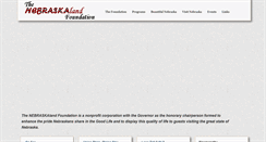 Desktop Screenshot of nebraskalandfoundation.org